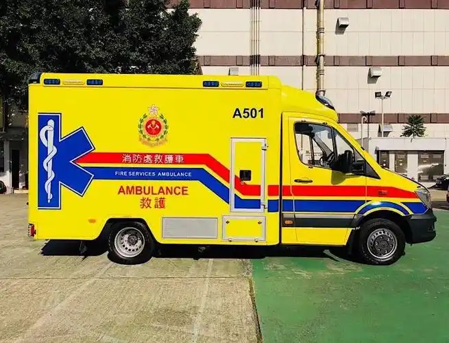 经典车欣赏～奔驰 凌特 香港 救护车 tiny sprint