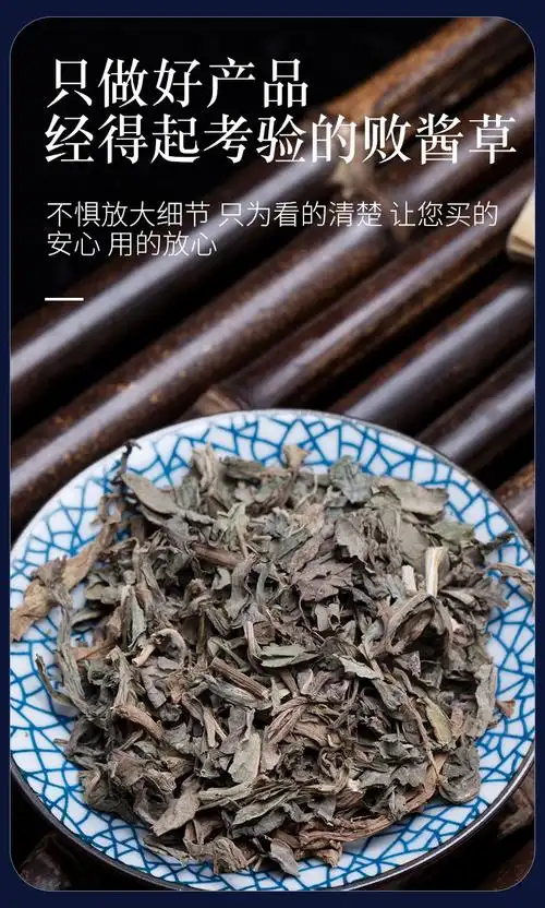 同仁堂败酱草中草药250g克败酱草新鲜苏败酱遏蓝菜败酱草中药250g