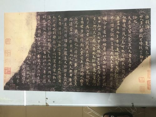 王羲之小楷乐毅论复古书法碑帖真迹高清艺术微喷原大 装饰画