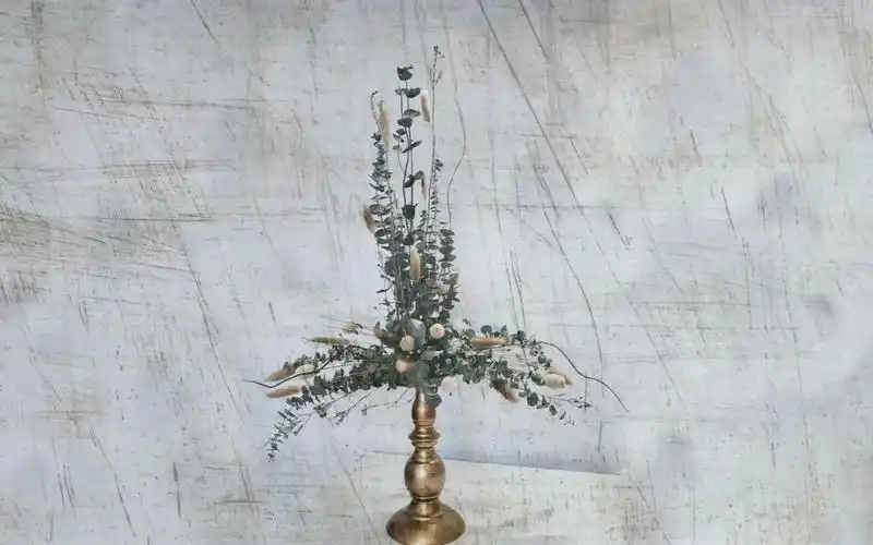 [熊花匠]最省材料的插花造型之一 | 倒t形插花超级耐看