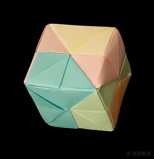 折纸 纸艺 艺术品 收藏品 几何体创意折纸教程教