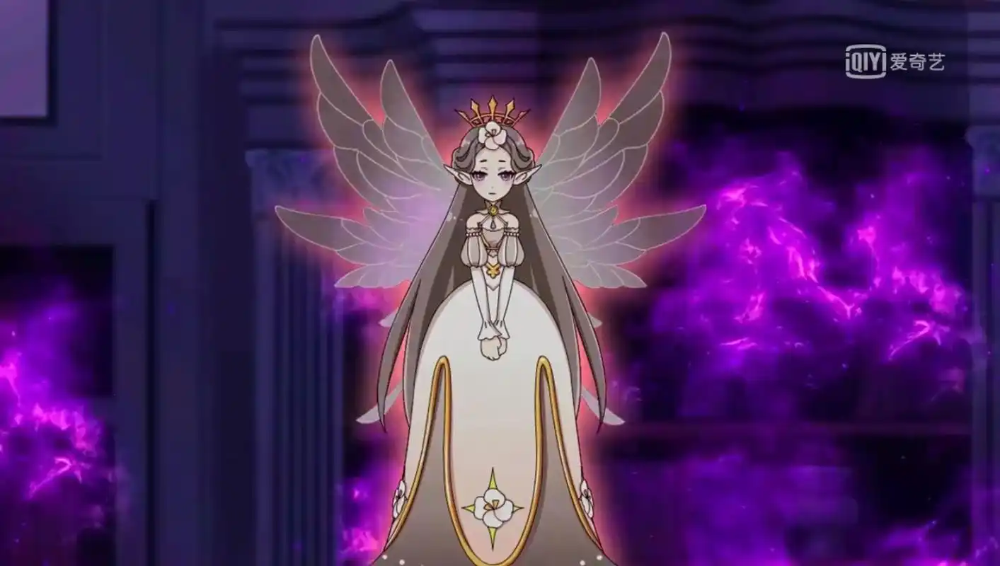 《小花仙4》中芙蓉花精灵王拒霜的4种形态,网友:力量回归最美了