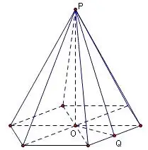 若正六棱锥的底面边长为3cm侧面积是底面积的