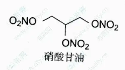 「结构」硝酸甘油,属于硝酸酯类抗心绞痛药.相关知识点如下