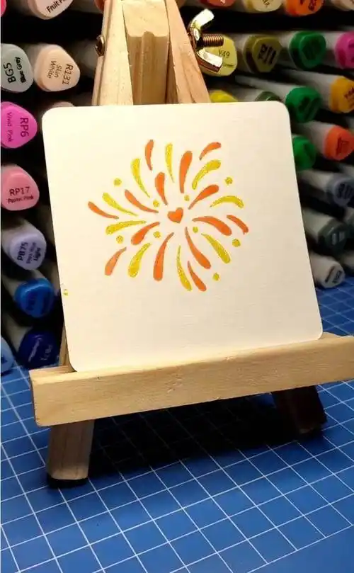 春节的烟花怎么画简笔画 过年的烟花怎么画简笔画