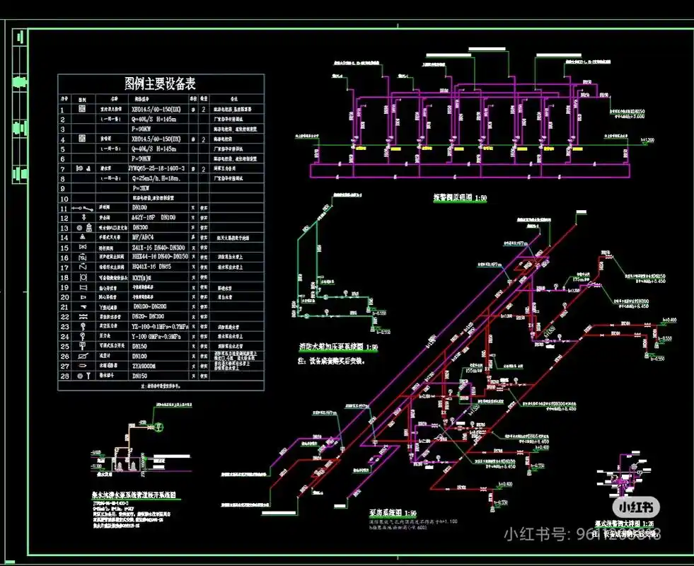 水电消防设计(电气,给排水,暖通,建筑)