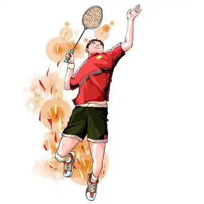 全运会十四运第十四届全国运动会东京奥运会运动中国加油运动打羽毛球