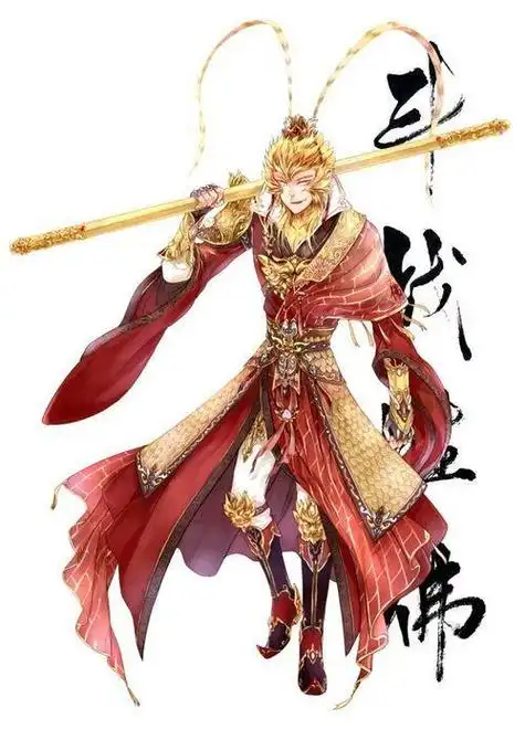 孙悟空的人物形象简笔画