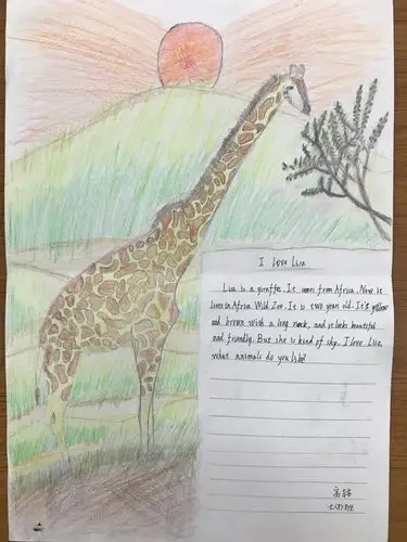 七9班配图作文展示