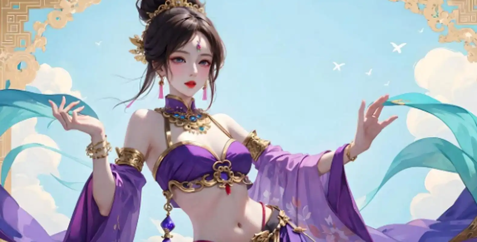 古风美女,多姿多彩