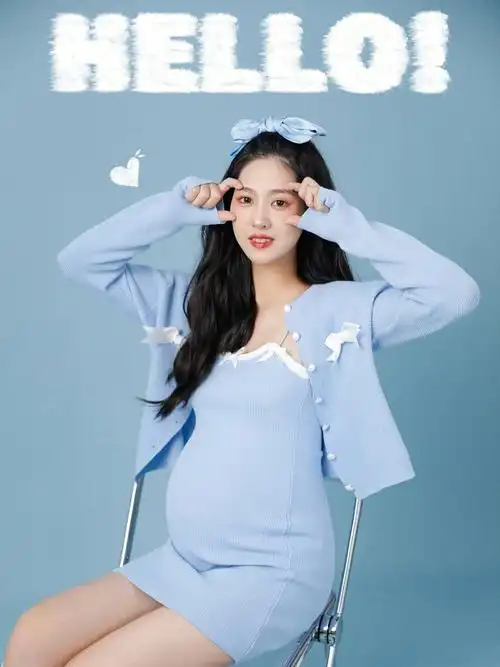 俏皮可爱孕妇照龙岩约拍