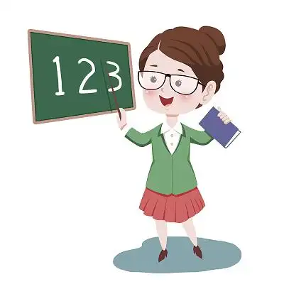 教师节插画彩色卡通手绘可爱简约风格人物正面头像素材原创插画海报