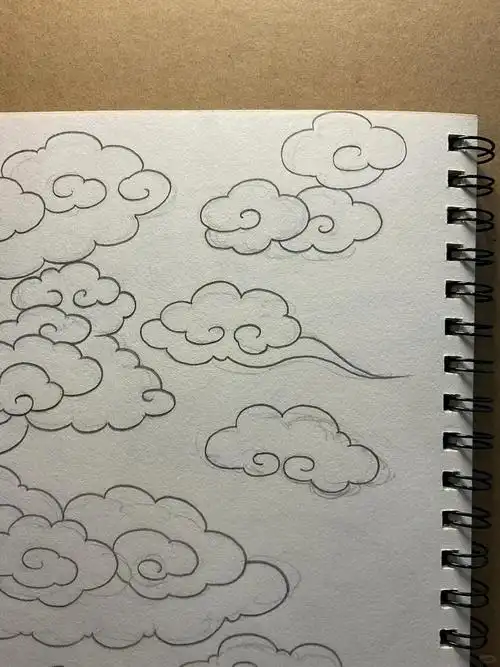 第十四张练习云朵☁祥云