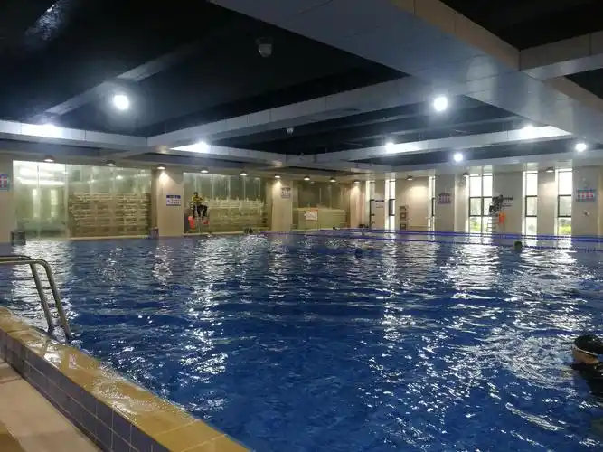 如皋体育局媒体开放日,参观奥体中心游泳馆.