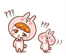 疑问表情简笔画卡通