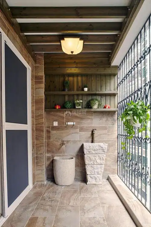 别人家的阳台这样铺设瓷砖 漂亮有颜值 - 装修保障网