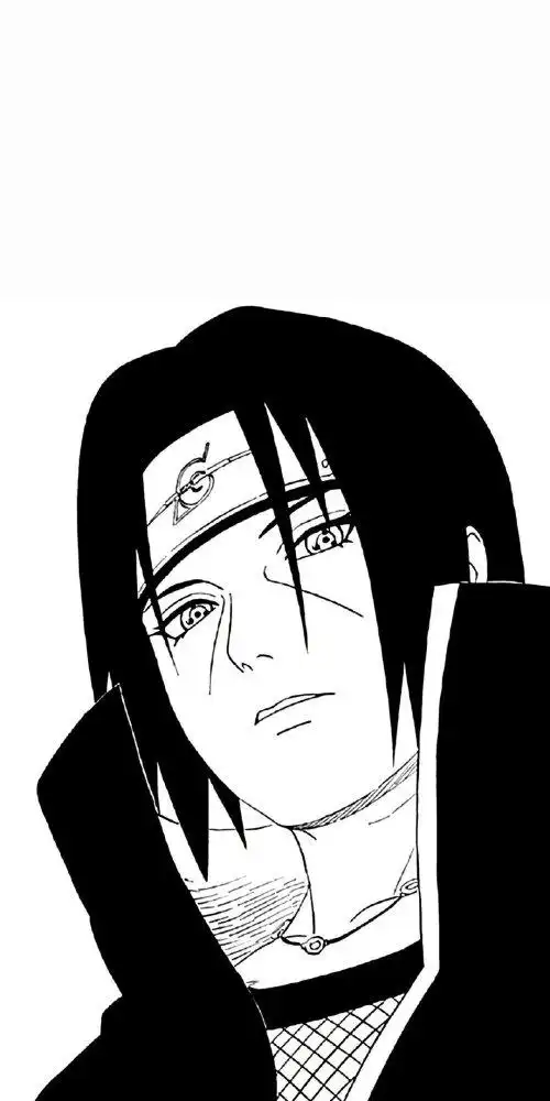 宇智波鼬黑白背景图_腾讯新闻