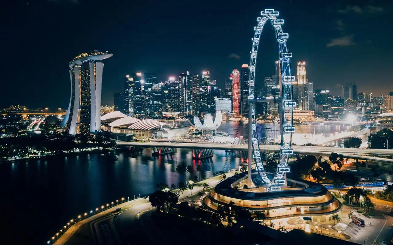 唯美城市夜景图片电脑壁纸