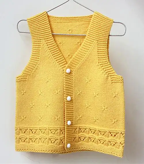 纯手工编织婴幼儿毛线背心裙 手织女童春秋无袖马夹连体裙羊毛衣