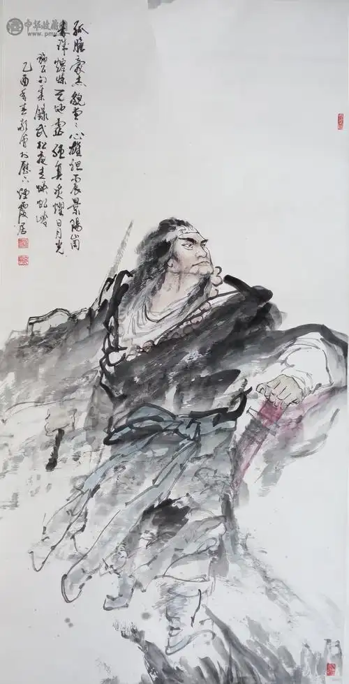 孙敬会武松图180x80cm