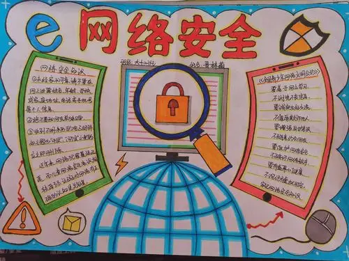 "网络安全"亲子手抄报评比活动