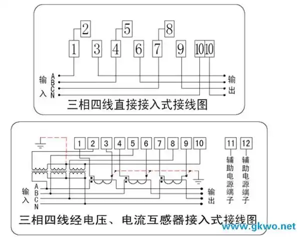 电表箱接线电路图_接线图分享