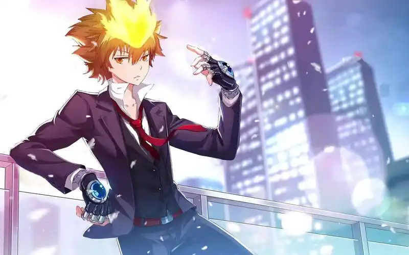 【自制】泽田纲吉动态壁纸(家庭教师hitman reborn)