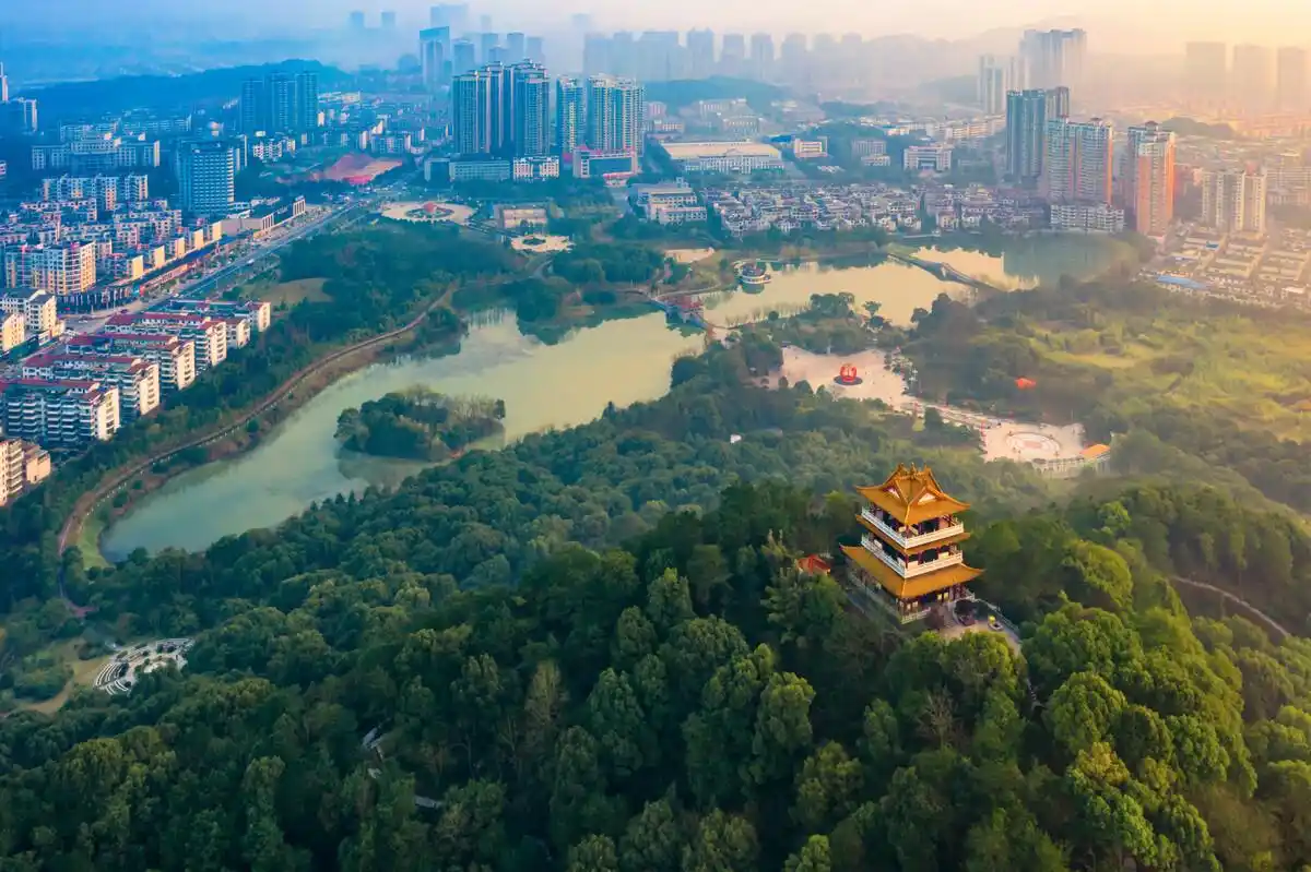 宜春袁山公园风光