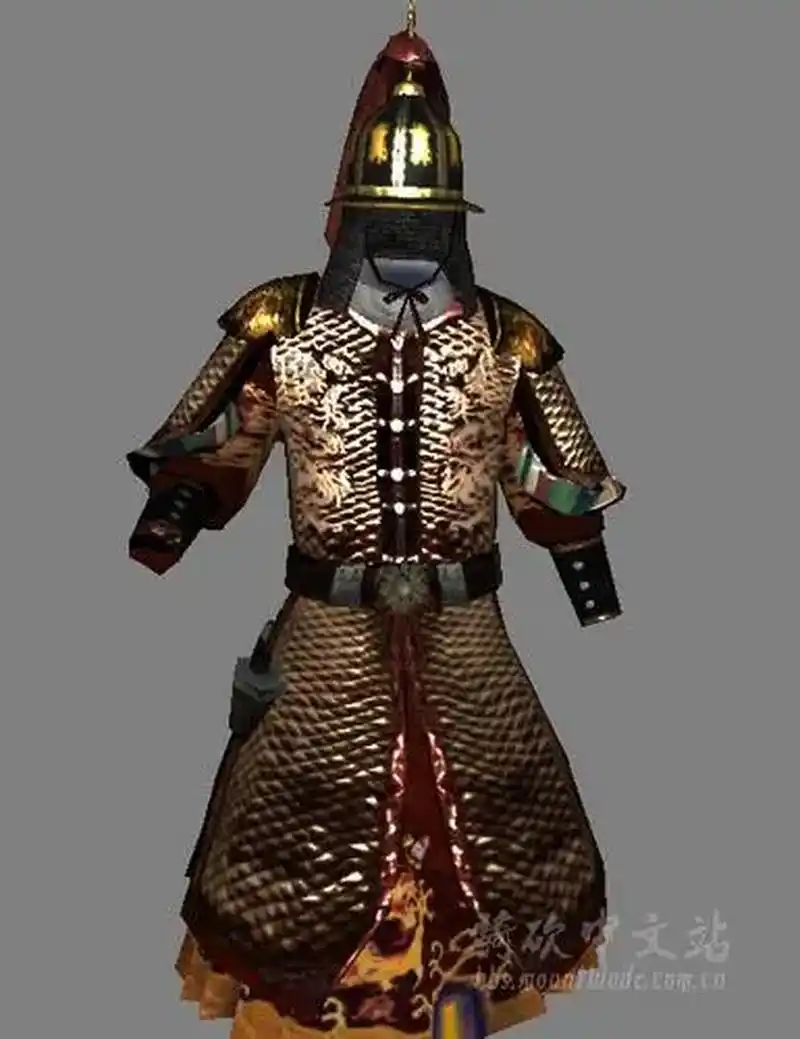 友友们,靖难之役,明成祖朱棣的甲胄服饰.#历史# #明朝# #兵器甲胄