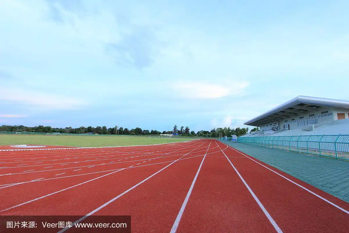 田径跑道,体育场,天空,水平画幅,无人