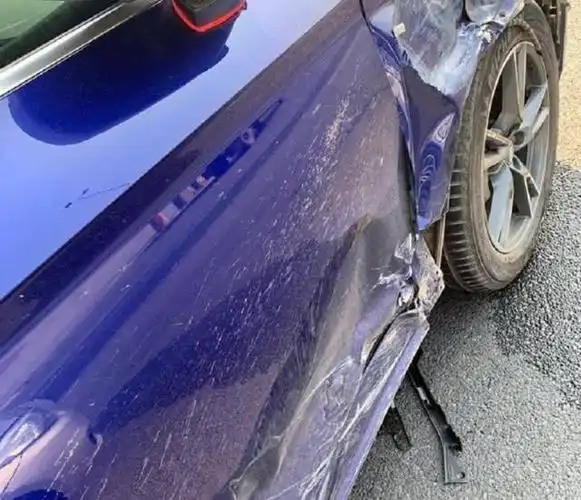 奥迪q5l提车三个月被撞,车友:修好也是"事故车"了