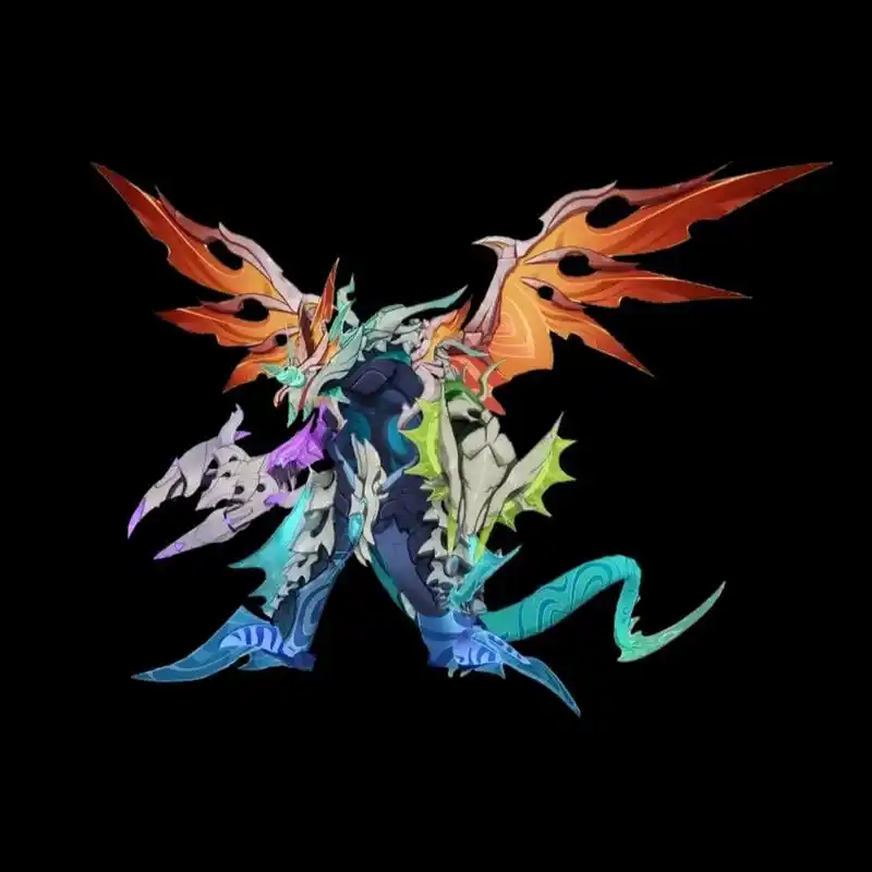 五灵合体,圣骸王兽[二哈][二哈][二哈]#二次元# #原神