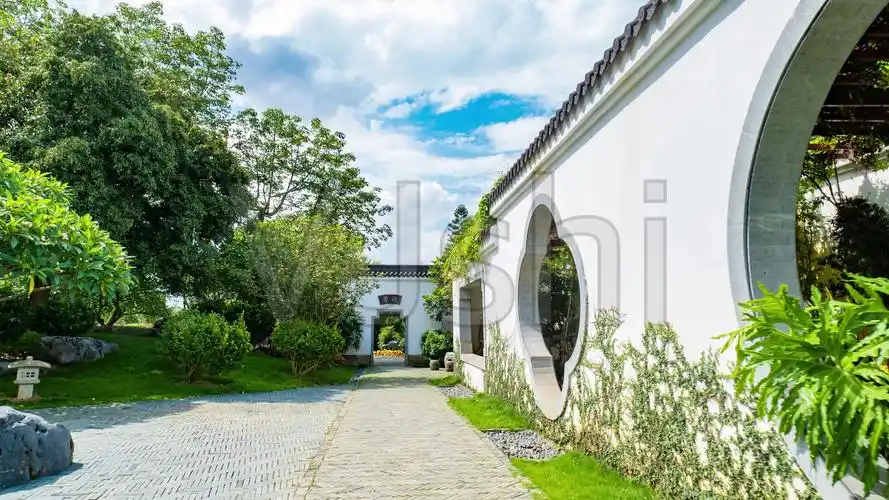 中式古建筑庭院