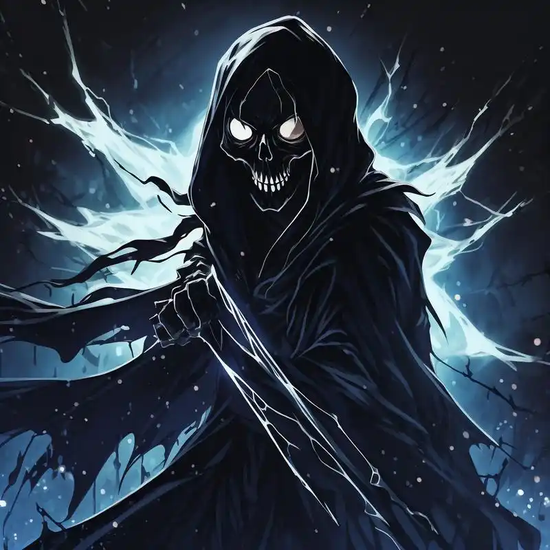 谁能拒绝这么帅气的死神头像呢?