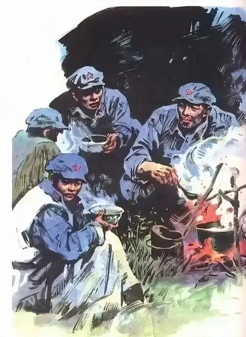 老班长为照顾红军战士断炊多日茫茫草地中还有舍己为他的战友情在长征