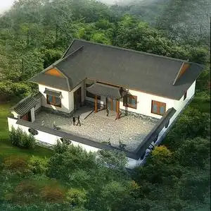 小户型别墅cad施工图纸电子版资料四层四合院装修生态外观独栋联排