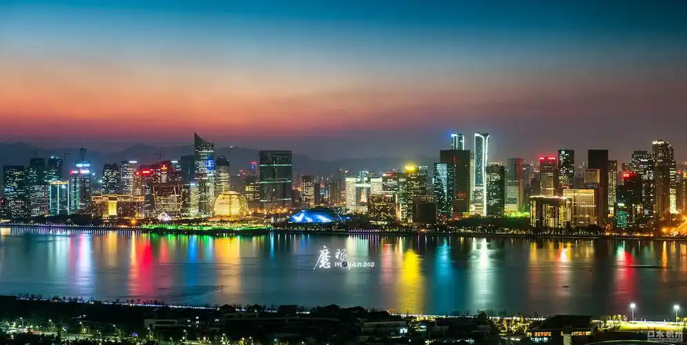 【魔眼看杭州】钱江世纪城,钱江新城冬日两岸震撼级夜景