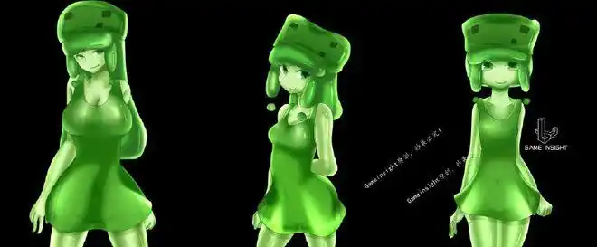 可清纯可性感的史莱姆娘,看得人流鼻血…想多了,你已经被爬行娘套牢了