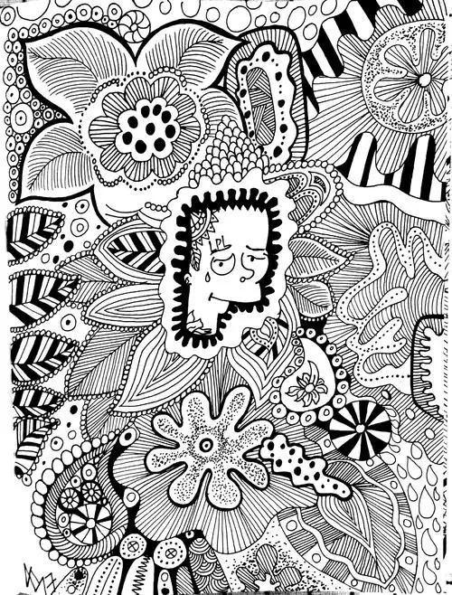 黑白画|纯艺术|绘画|音十为章 - 原创作品 - 站酷 (zcool)