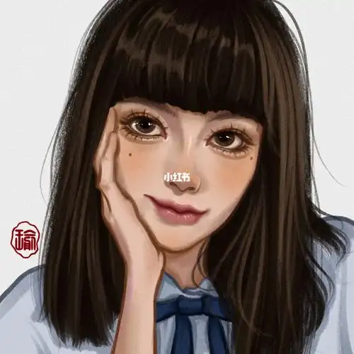 手绘头像禁忌女孩娜诺绘画步骤