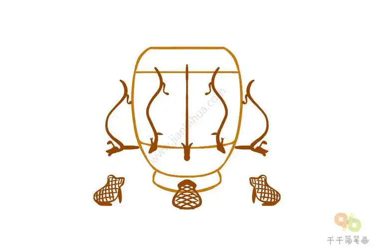 地动仪简笔画简单画地动仪简笔画,地动仪卡通画,地动仪怎么画简笔画