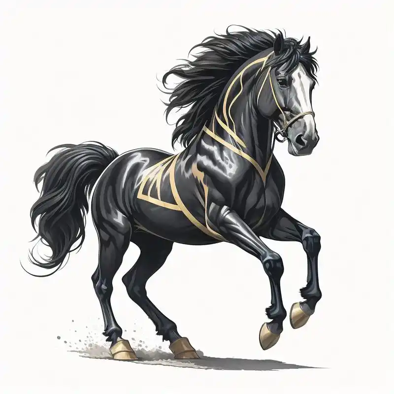 98骏马头像系列96