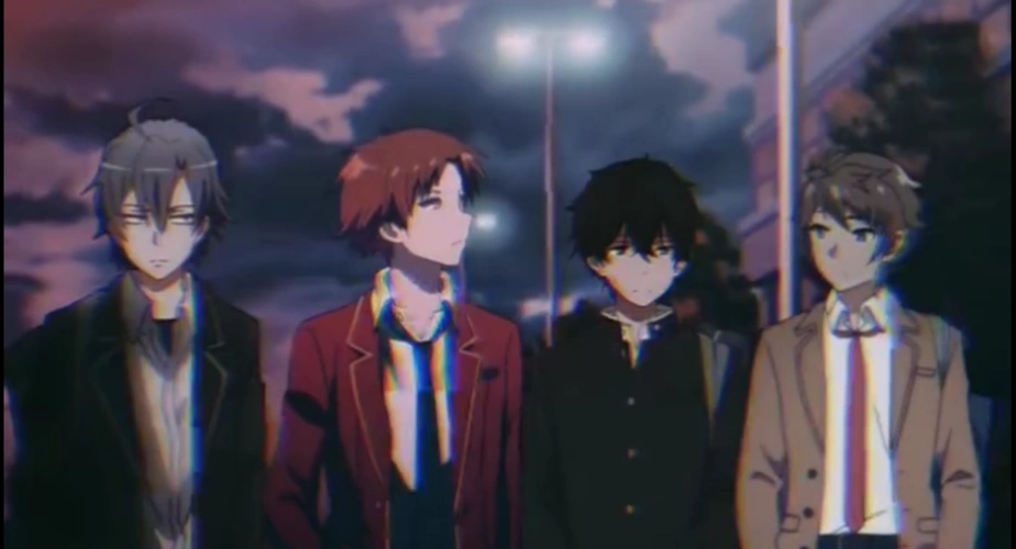 四大校霸动漫背景头像