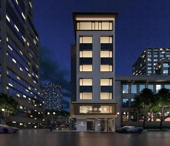 现代酒店外观设计 - 效果图交流区-建e室内设计网