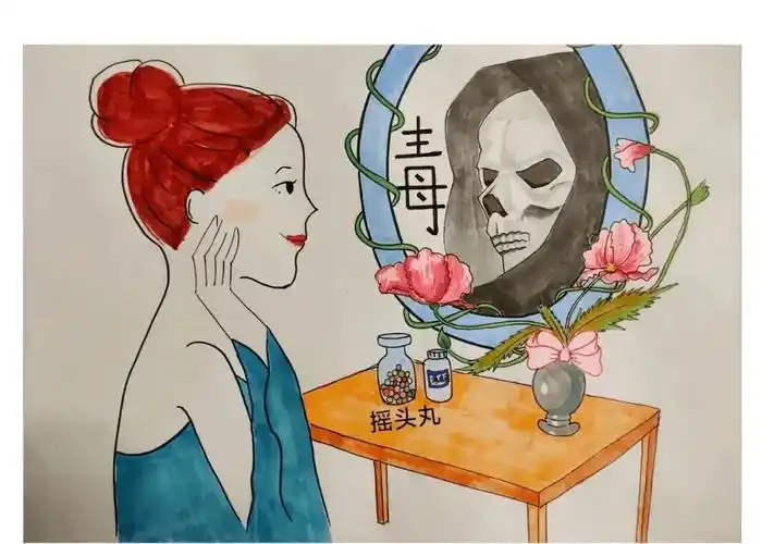 商洛市禁毒专题线上漫画展四