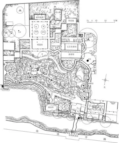 沧浪亭高清平面图