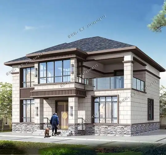 2020年网红款二层农村别墅2种不同尺寸土灶和阳光房哪种好