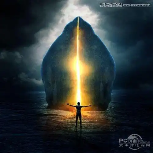 photoshop制作未来穿越之门梦幻场景,ps教程,16xx8.com教程网