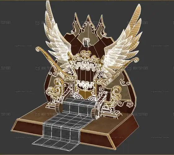 金翅膀圣骑士黄金宝座王位王座