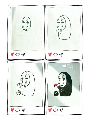 炒鸡炒鸡简单无脸男简笔画分步骤教程